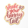 Shake Your Bunny Tail Cookie Cutter | Stamp | Stencil #1