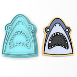 Shark Breach Cookie Cutter | Stamp | Stencil #1