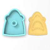 Shark Breach Cookie Cutter | Stamp | Stencil #1