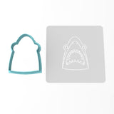 Shark Breach Cookie Cutter | Stamp | Stencil #1