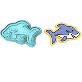 Shark Cookie Cutter | Stamp | Stencil #2