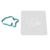 Shark Cookie Cutter | Stamp | Stencil #2