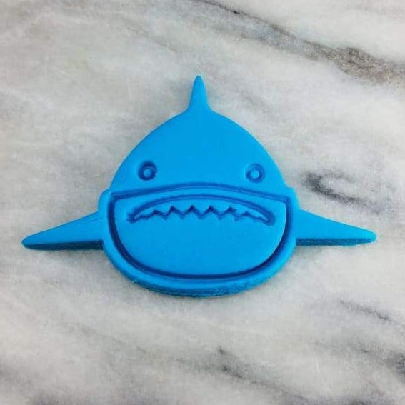 Shark Face Cookie Cutter  Stamp & Outline #1