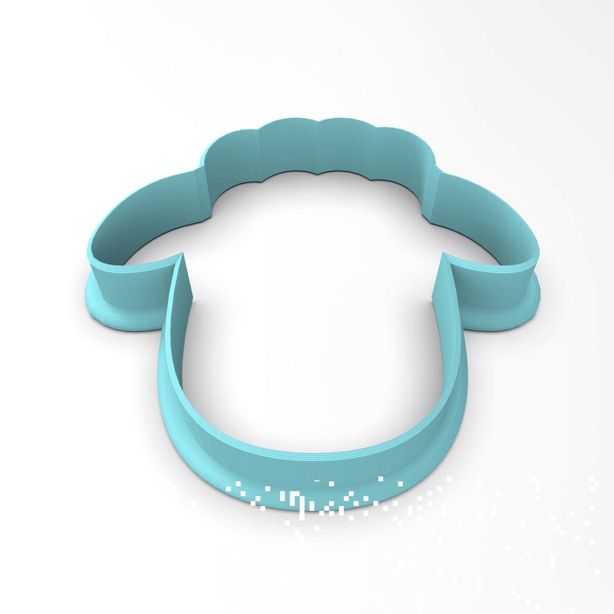 Sheep Face Cookie Cutter | Stamp | Stencil #1