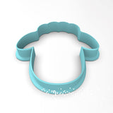 Sheep Face Cookie Cutter | Stamp | Stencil #1