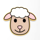 Sheep Face Cookie Cutter | Stamp | Stencil #1
