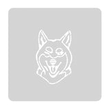 Shiba Inu Cookie Cutter | Stamp | Stencil #1 Animals & Dinosaurs Cookie Cutter Lady MINI - 2 Inches (5cm) Stencil ONLY 