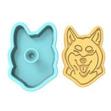 Shiba Inu Cookie Cutter | Stamp | Stencil #1 Animals & Dinosaurs Cookie Cutter Lady 