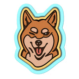 Shiba Inu Cookie Cutter | Stamp | Stencil #1 Animals & Dinosaurs Cookie Cutter Lady 