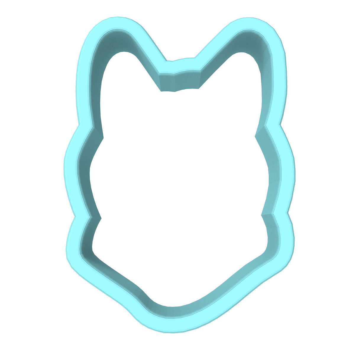 Shiba Inu Cookie Cutter | Stamp | Stencil #1 Animals & Dinosaurs Cookie Cutter Lady MINI - 2 Inches (5cm) Cookie Cutter ONLY (Outline) 