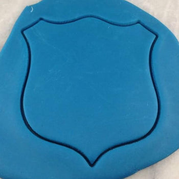 Shield Cookie Cutter Outline 2 - Letters/ Numbers/ Shapes