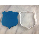 Shield Cookie Cutter Outline 2 - Letters/ Numbers/ Shapes