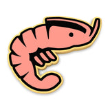 Shrimp Cookie Cutter | Stamp | Stencil #1