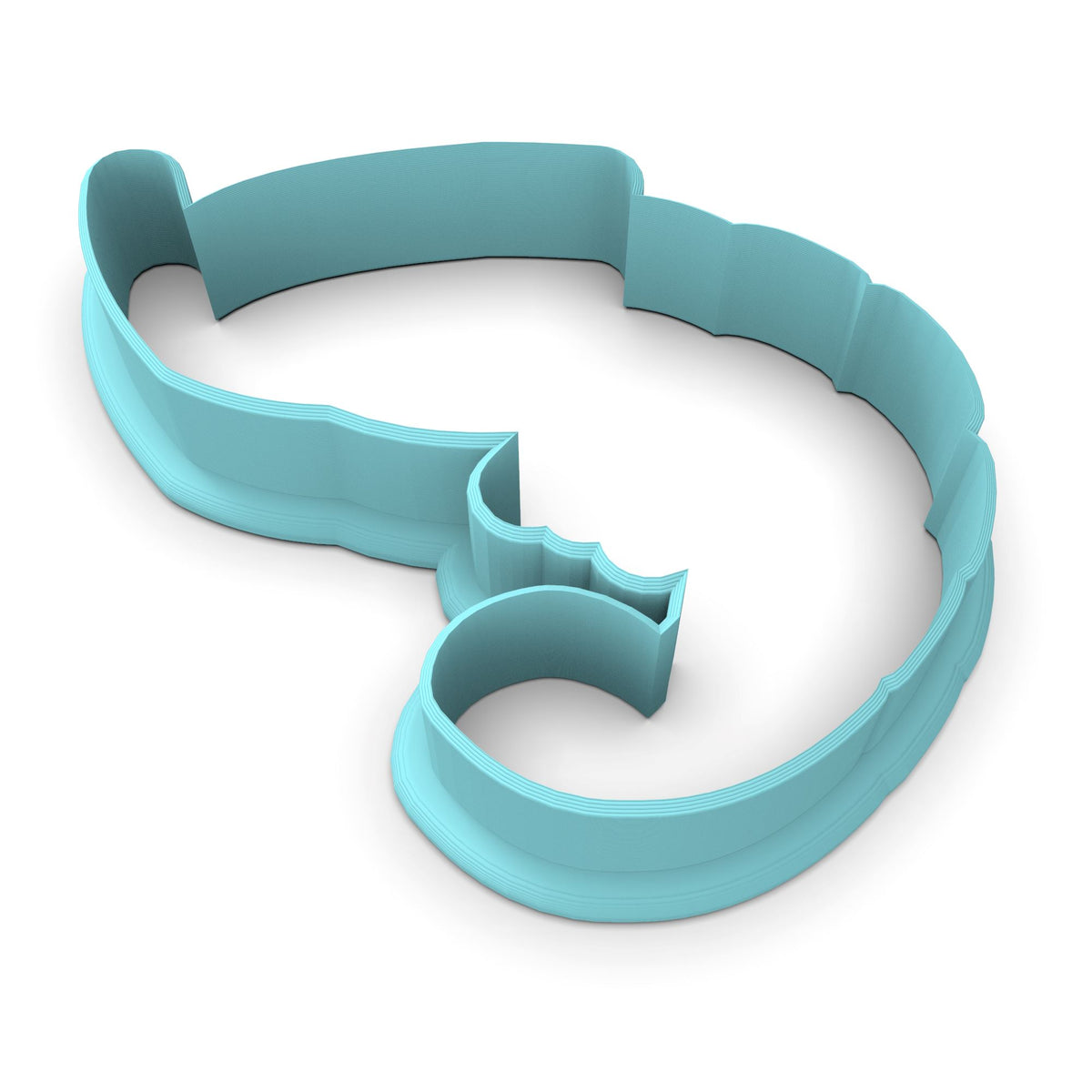 Shrimp Cookie Cutter | Stamp | Stencil #1
