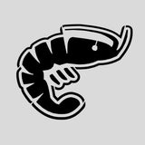 Shrimp Cookie Cutter | Stamp | Stencil #1