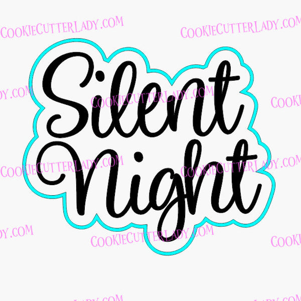 Silent Night Cookie Cutter | Stamp | Stencil