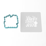 Silly Rabbit Easter Is For Jesus Cookie Cutter | Stamp | Stencil