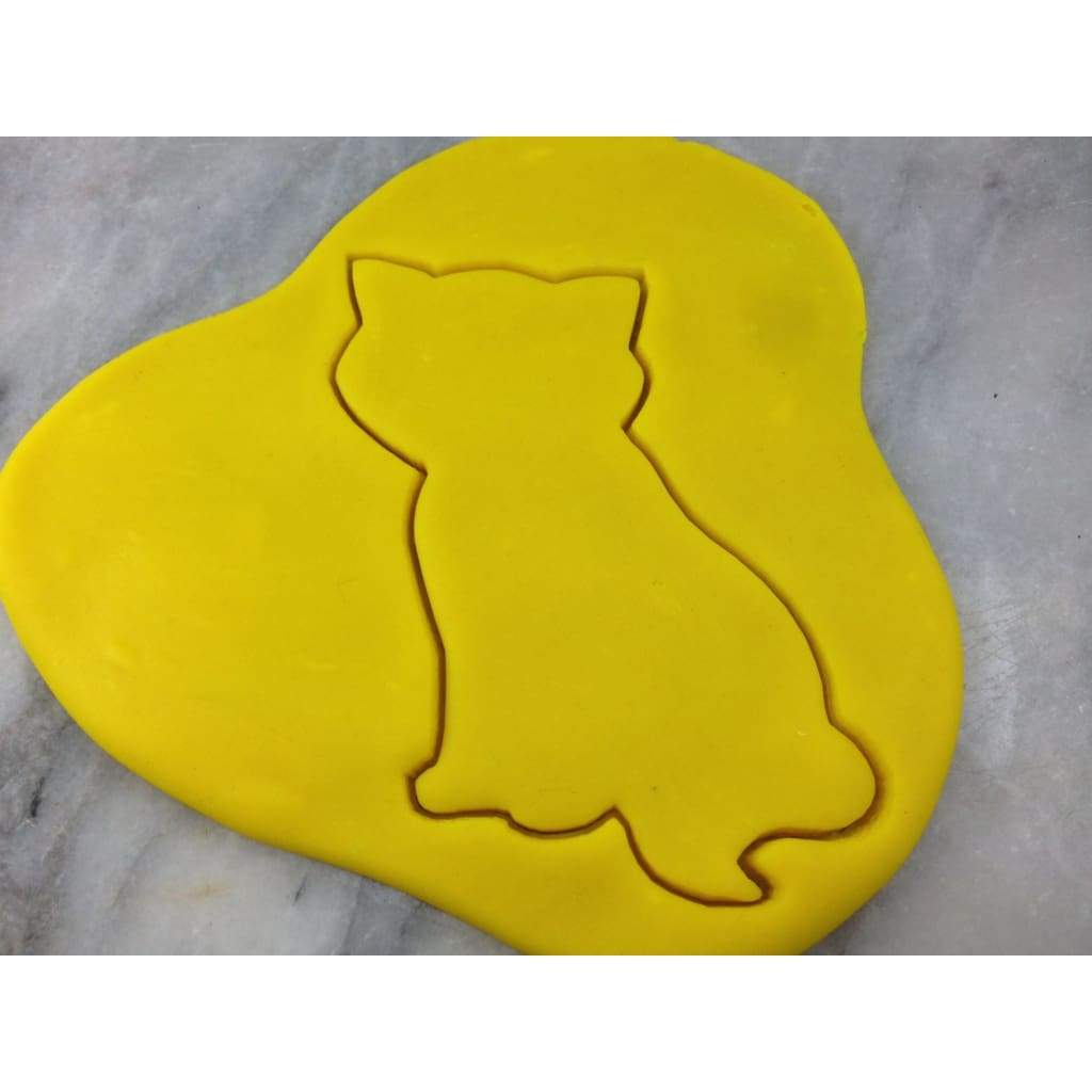 Sitting Cat Cookie Cutter Outline - Dogs & Cats