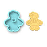 Skeleton Girl Cookie Cutter | Stamp | Stencil #1