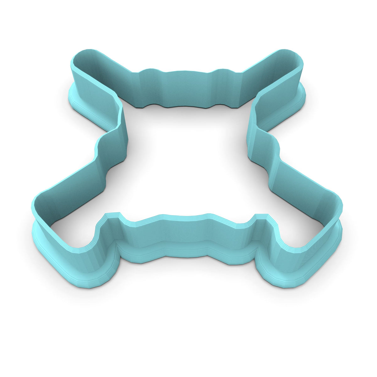 Skull Rifles Cookie Cutter | Stamp | Stencil #1