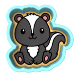 Skunk Cookie Cutter | Stamp | Stencil #1 Animals & Dinosaurs Cookie Cutter Lady 
