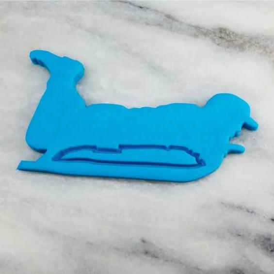 Sledding Cookie Cutter Detailed #2