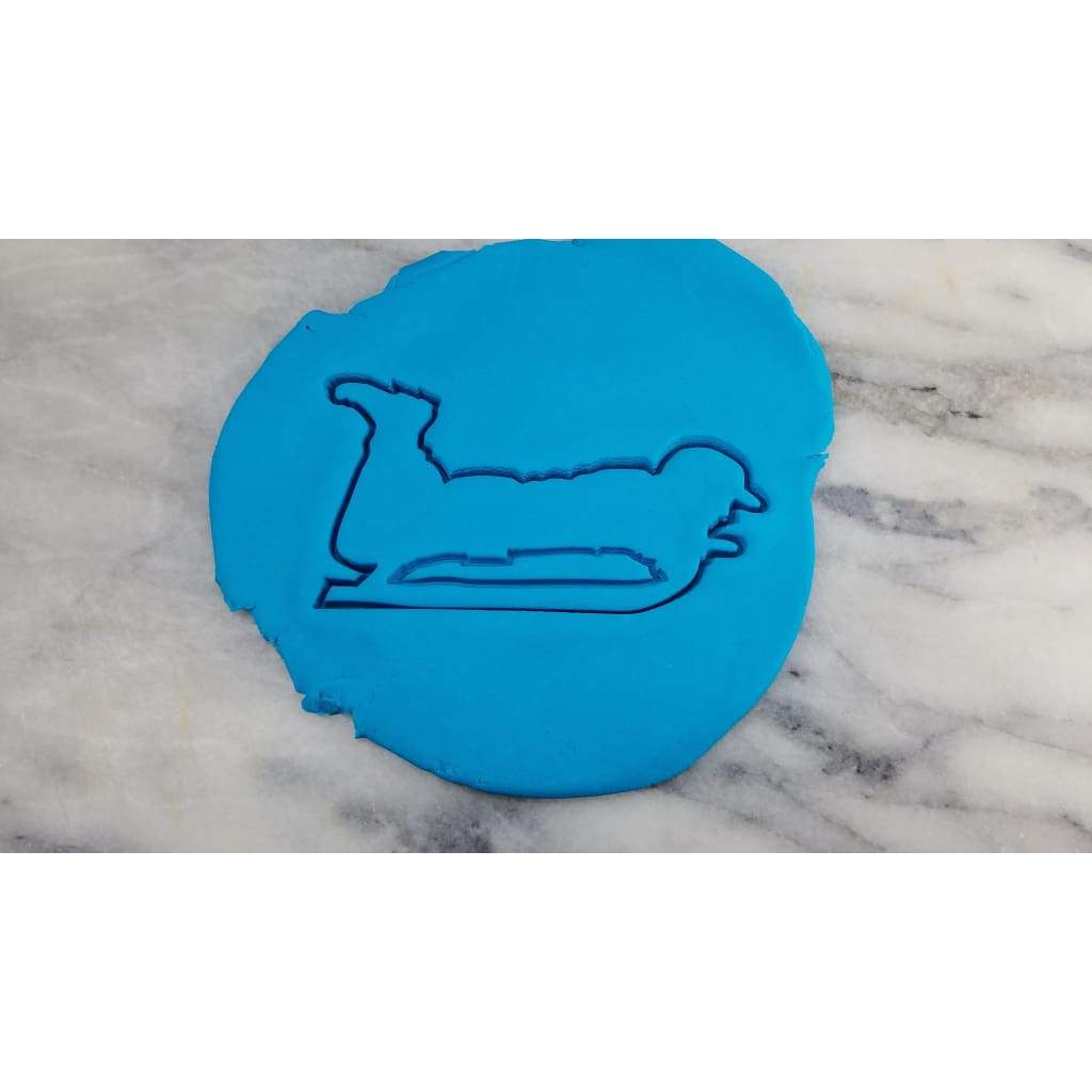 Sledding Cookie Cutter Detailed #2