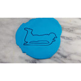 Sledding Cookie Cutter Detailed #2