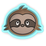 Sloth Face Cookie Cutter | Stamp | Stencil