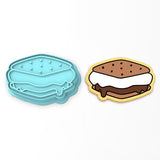 Smores Cookie Cutter | Stamp | Stencil #1