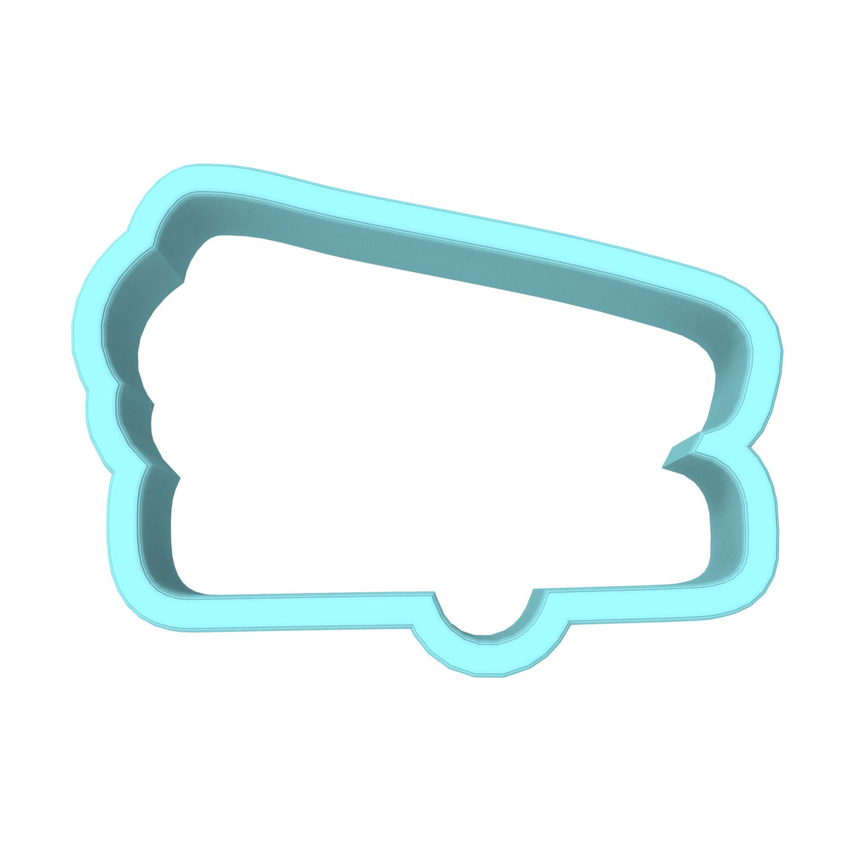 Smores Cookie Cutter | Stamp | Stencil #2A 4th of july Cookie Cutter Lady MINI - 2 Inches (5cm) Cookie Cutter ONLY (Outline) 