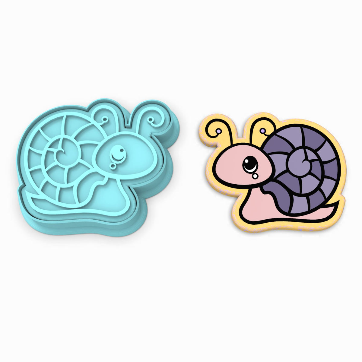 Snail Cookie Cutter | Stamp | Stencil #1