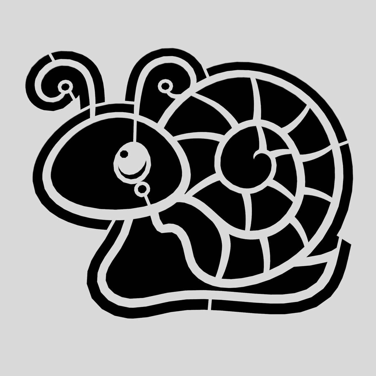 Snail Cookie Cutter | Stamp | Stencil #1