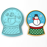 Snow Globe Cookie Cutter | Stamp | Stencil #1