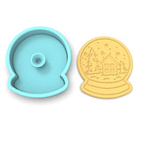 Snow Globe Cookie Cutter | Stamp | Stencil #2