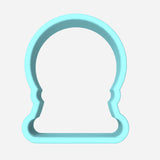 Snow Globe Cookie Cutter | Stamp | Stencil #3
