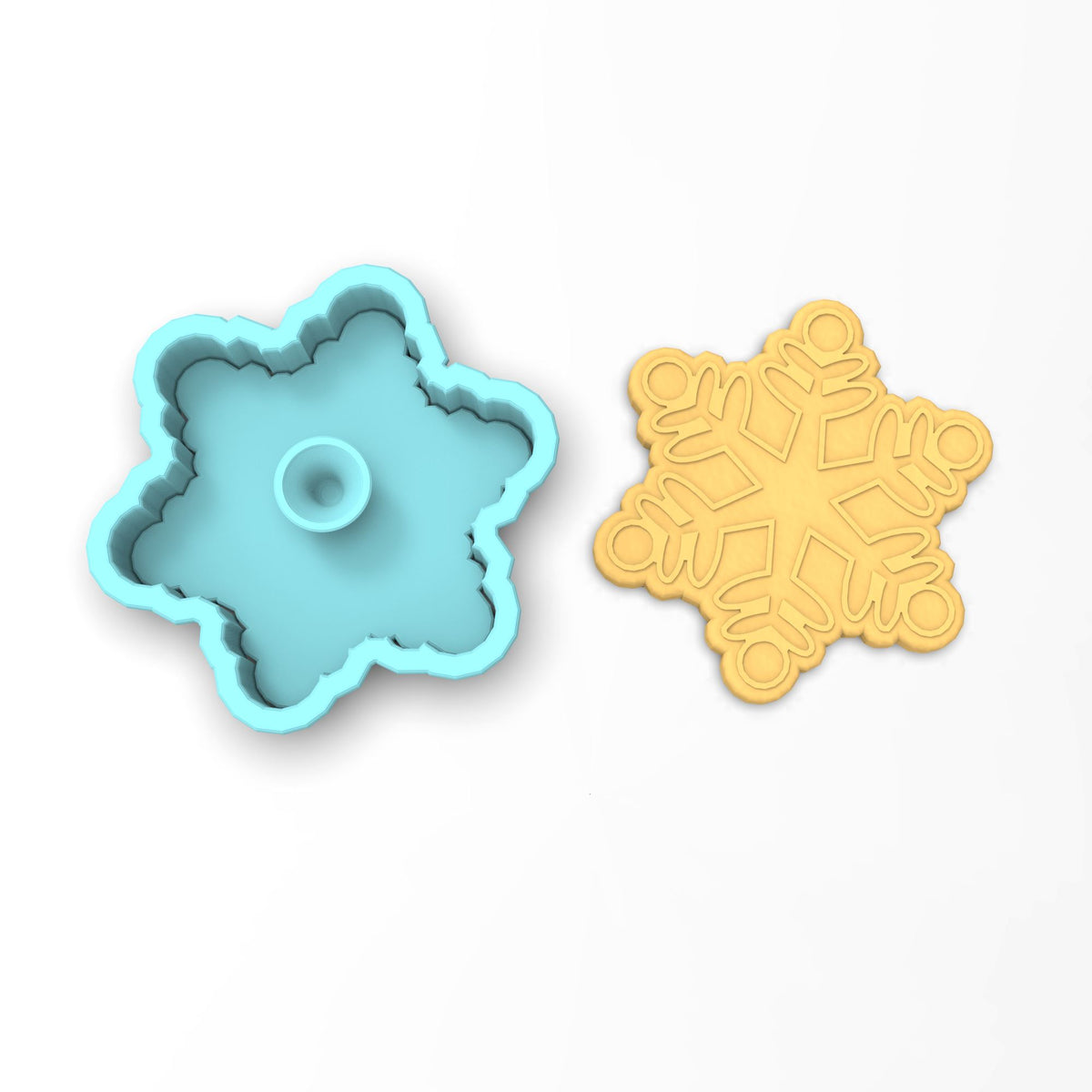 Snowflake Cookie Cutter | Stamp | Stencil #2