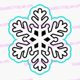 Snowflake Cookie Cutter | Stamp | Stencil #4