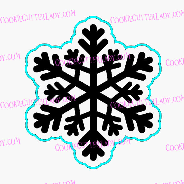 Snowflake Cookie Cutter | Stamp | Stencil #5