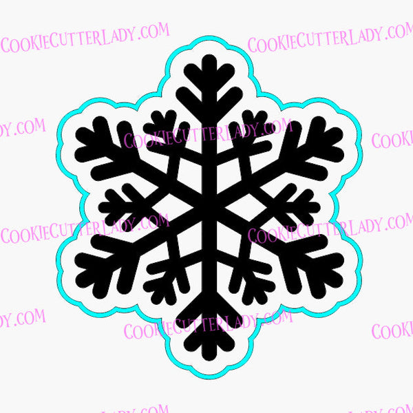 Snowflake Cookie Cutter | Stamp | Stencil #5