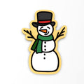 Snowman Cookie Cutter | Stamp | Stencil #3