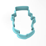 Snowman Face Cookie Cutter | Stamp | Stencil #1