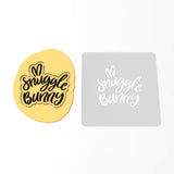 Snuggle Bunny Cookie Cutter | Stamp | Stencil #1