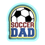 Soccer Dad Cookie Cutter | Stamp | Stencil #1
