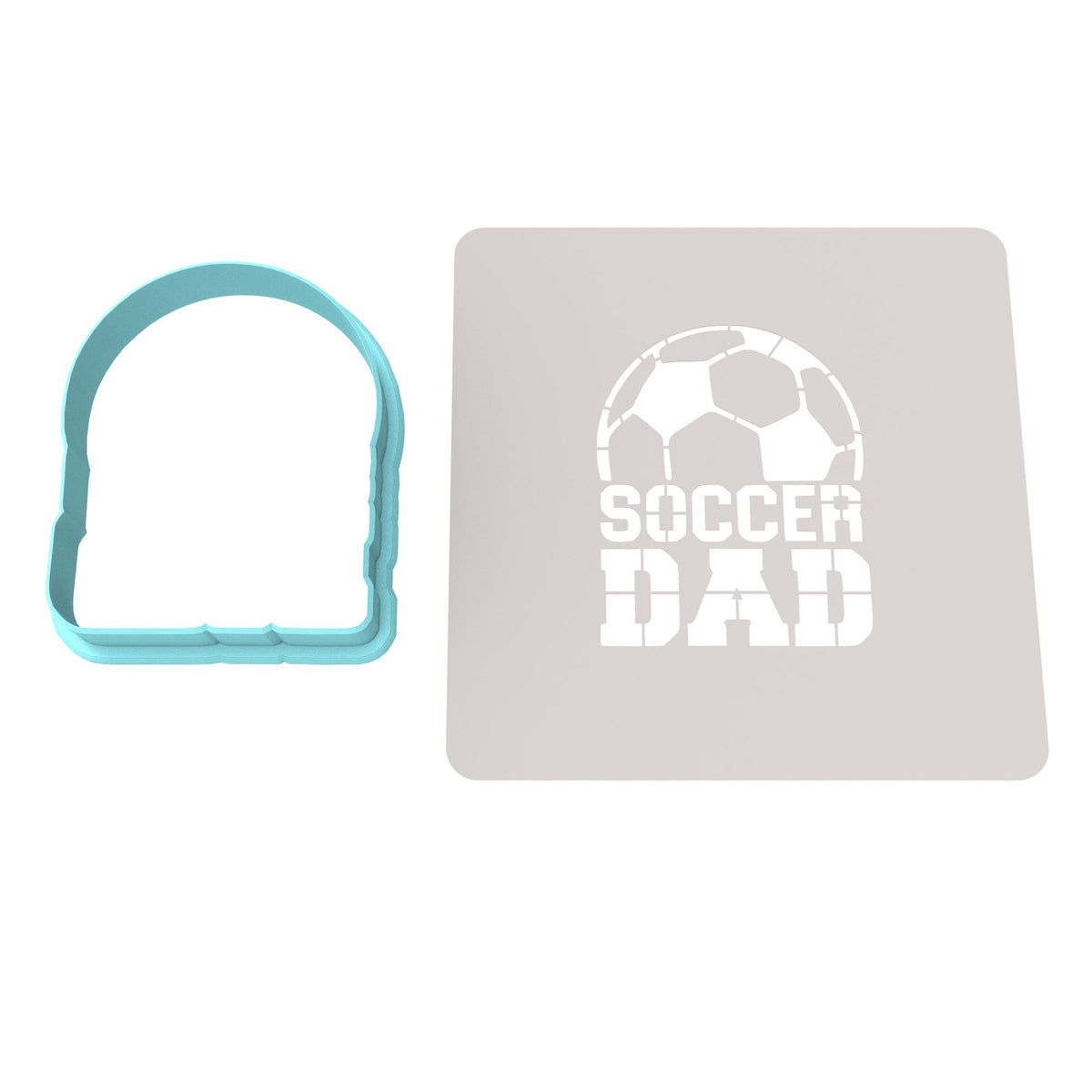 Soccer Dad Cookie Cutter | Stamp | Stencil #1