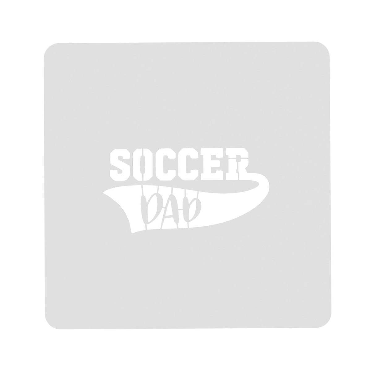 Soccer Dad Cookie Cutter | Stamp | Stencil #2 Animals & Dinosaurs Cookie Cutter Lady MINI - 2 Inches (5cm) Stencil ONLY 