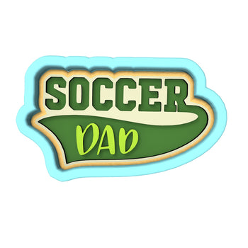 Soccer Dad Cookie Cutter | Stamp | Stencil #2 Animals & Dinosaurs Cookie Cutter Lady 