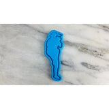 Softball Pitcher Batter Cookie Cutter  Stamp & Outline #1