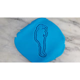 Softball Pitcher Batter Cookie Cutter  Stamp & Outline #1