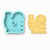 Soldier Love Cookie Cutter | Stamp | Stencil #1